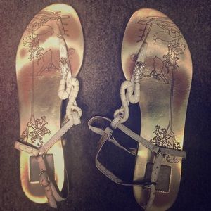 Dolce Vita snake thong sandals - 7.5